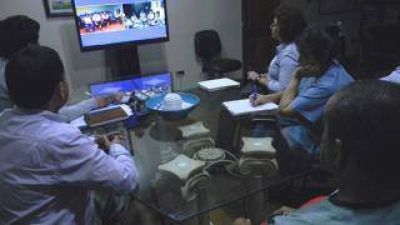Capacitaciones por videoconferencia en el Ministerio de Salud