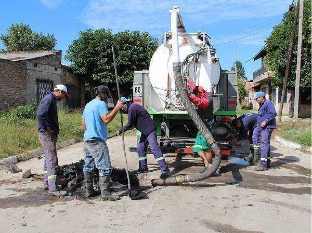 Trabajos de limpieza en los barrios