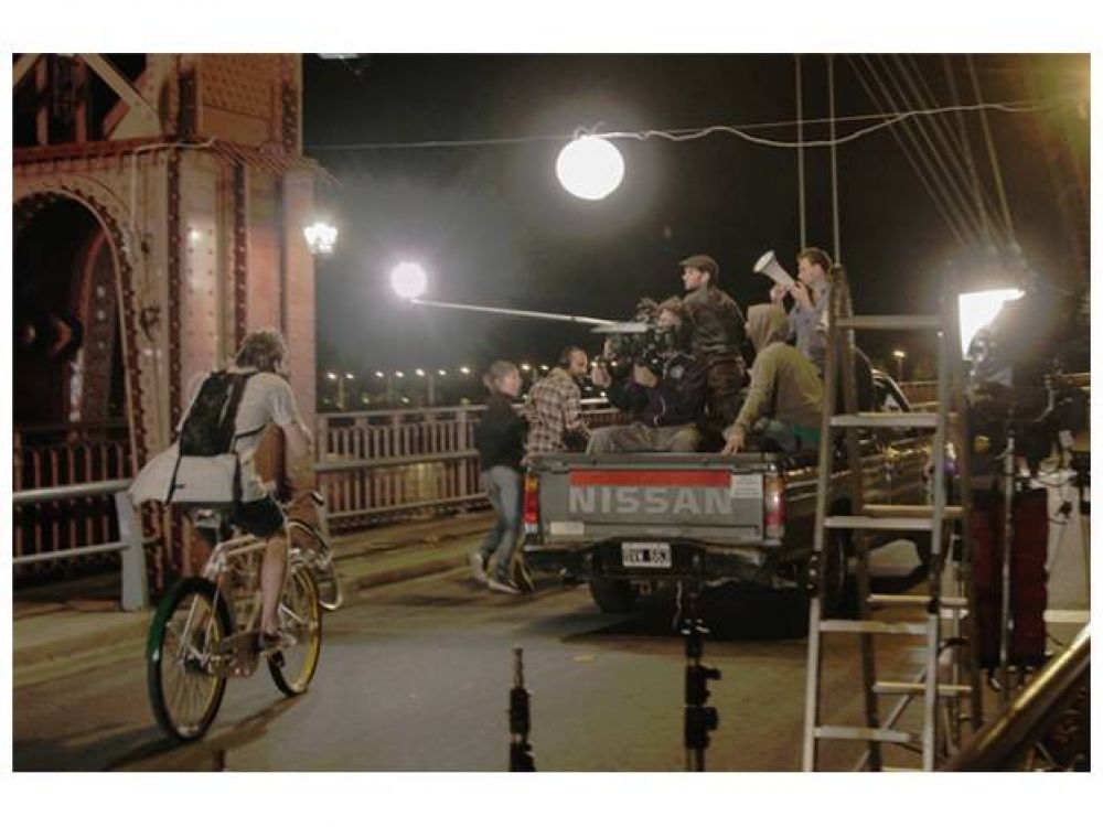 Nuevo corte en el Puente Colgante por la filmaci�n de un cortometraje