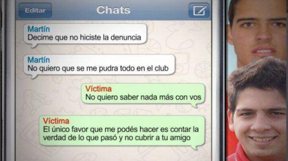 La v�ctima de abuso present� los SMS de los jugadores de Independiente como prueba: �qu� dicen?