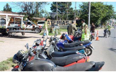 Secuestraron 220 motos en un operativo policial en C�rdoba
