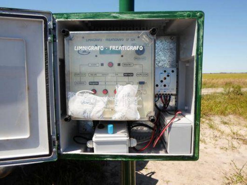 El ICAA instal� escala para medir altura del curso de agua