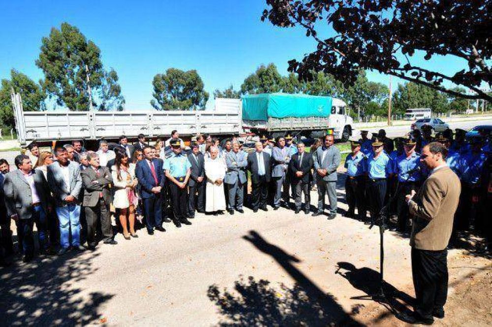 El gobernador sostuvo que se �combatir� el delito desde todos los frentes�
