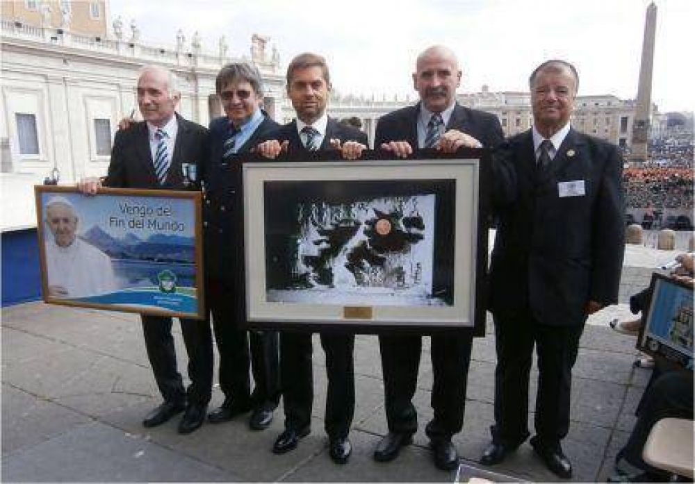 Sciurano y excombatientes se reunieron con el embajador en el Vaticano, Juan Pablo Cafiero