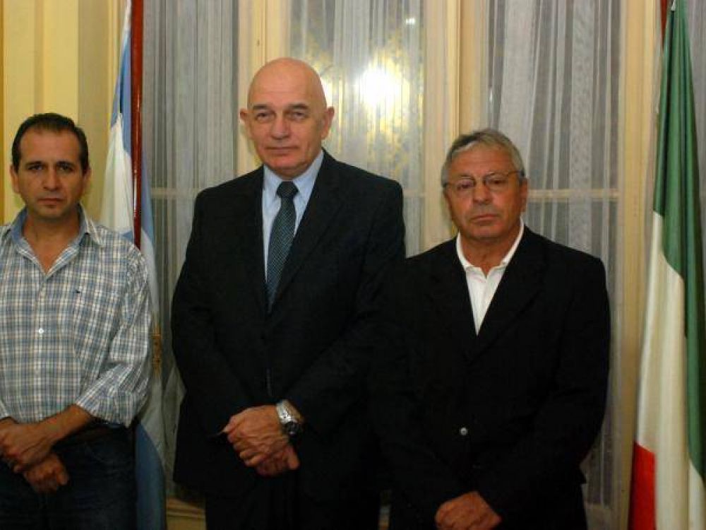Recibieron al vice c�nsul de Italia en la Sociedad Italiana