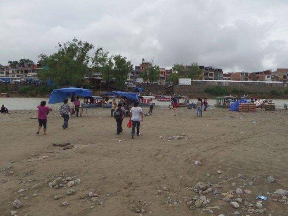 Los militares bolivianos, en la costa de Aguas Blancas