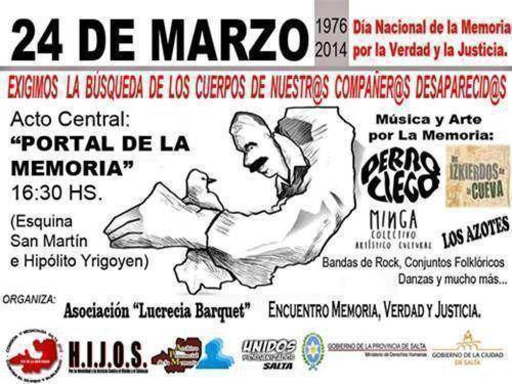 Acto por el D�a Nacional de la Memoria por la Verdad y la Justicia.