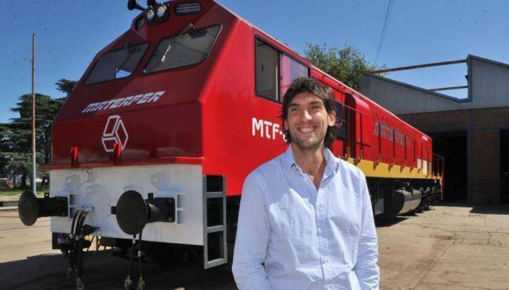 Con $ 100 millones de inversi�n, Materfer lanz� su locomotora