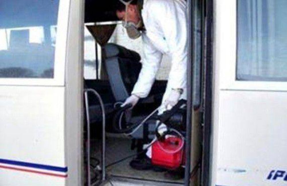 Desinfecci�n del transporte p�blico
