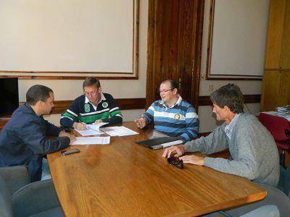 Municipio firm� un convenio con �Malambo�