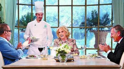 Lanata y Longobardi, con Mirtha y un men� pol�tico