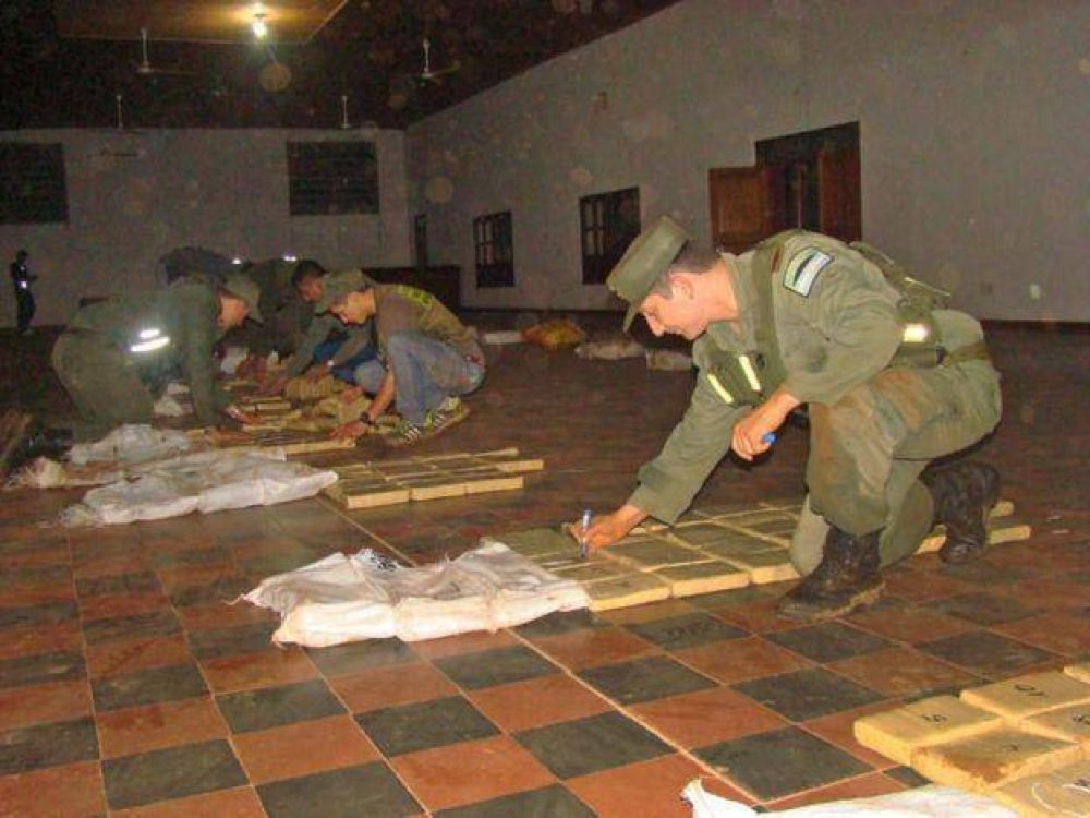Gendarmer�a secuestr� m�s de 600 kilos de marihuana en un operativo