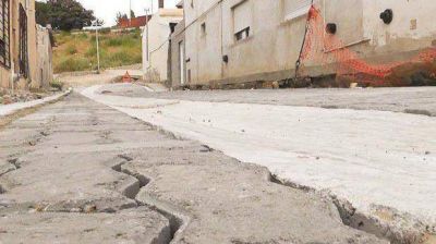 Estiman que en 20 d�as concluir� la obra de pavimentaci�n en el barrio Moreno