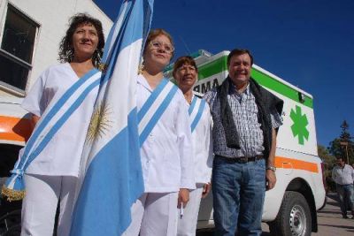 Nueva ambulancia para el hospital de Sierra Grande