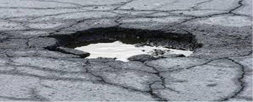 Los baches sobre toda la ciudad