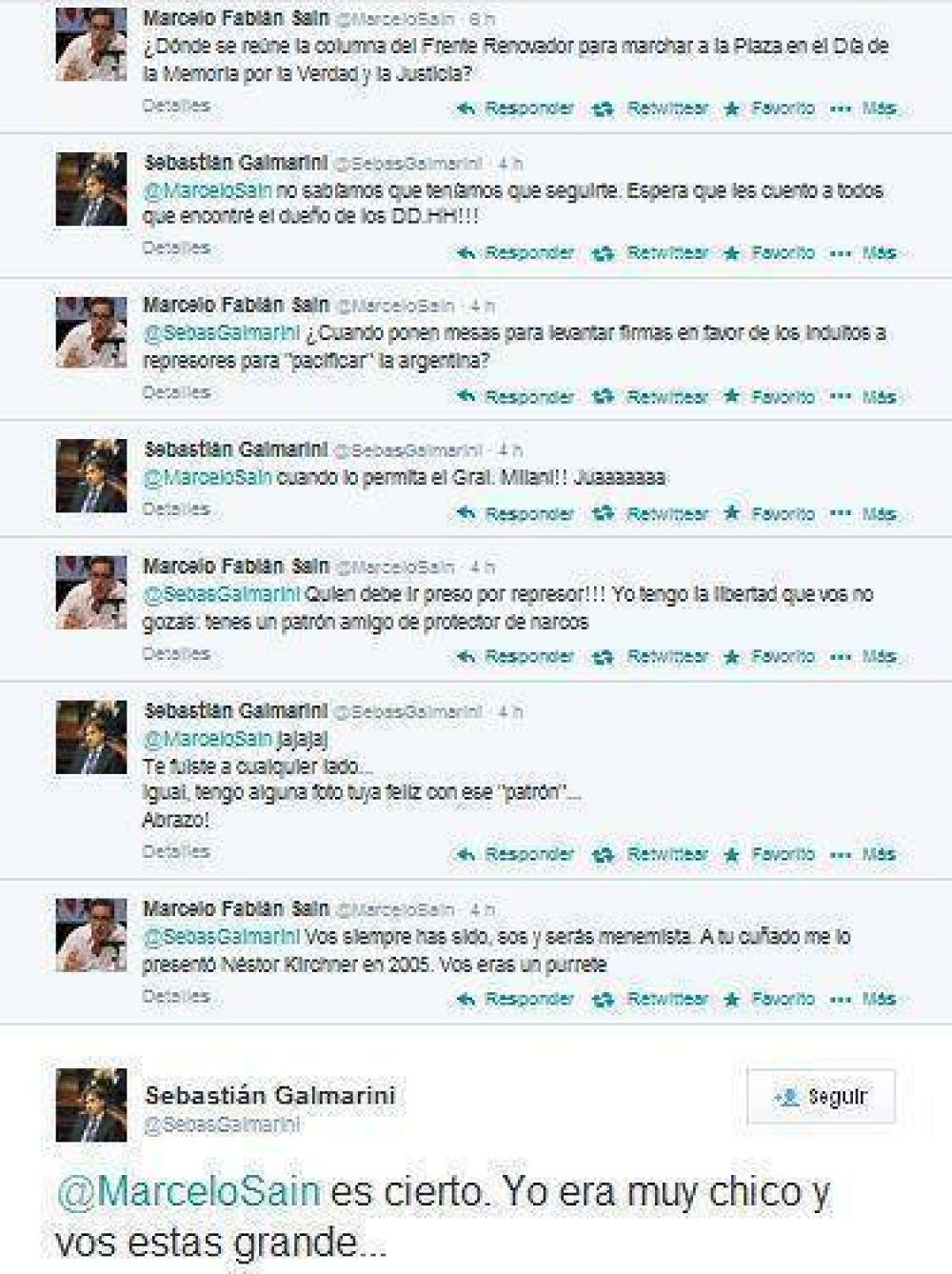 Contrapunto entre Sa�n y Galmarini
