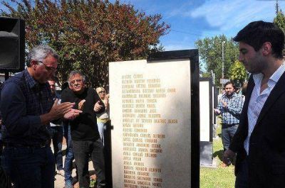 Julio Zamora y Facundo Moyano, juntos por la memoria en Tigre