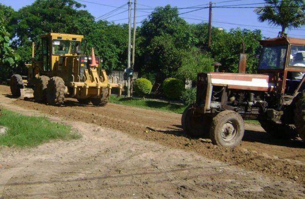 La Municipalidad despleg� tareas en varios barrios de la ciudad
