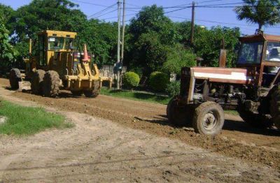 La Municipalidad despleg� tareas en varios barrios de la ciudad