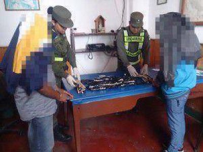 Detienen a dos ciudadanos de nacionalidad boliviana que transportaban 400 c�psulas con coca�na en Jujuy