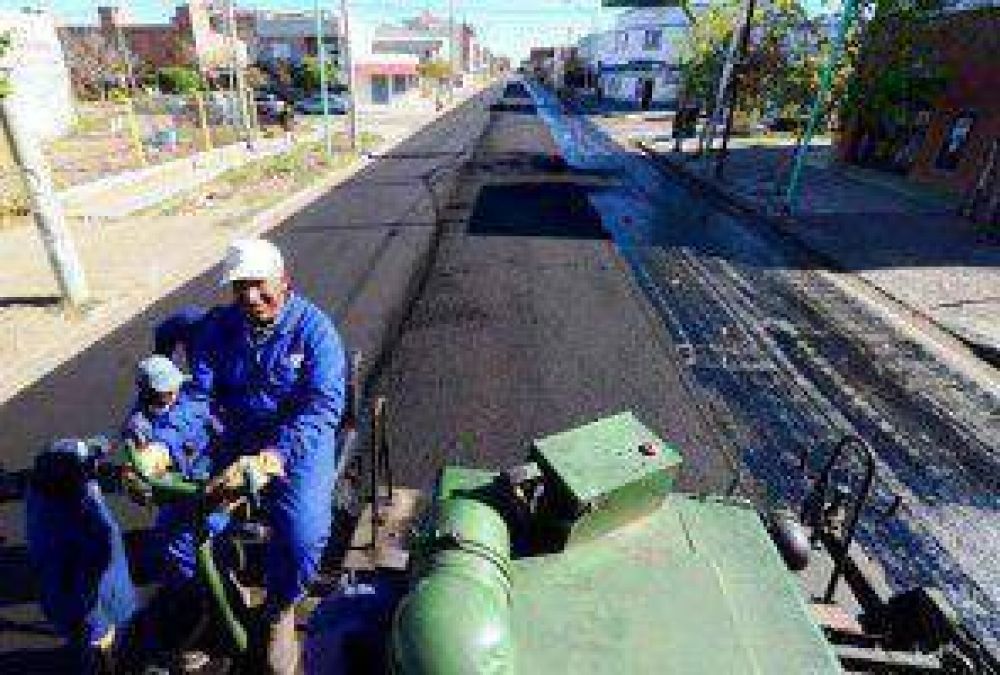 A re-pavimentar: har�n a nuevo 40 cuadras