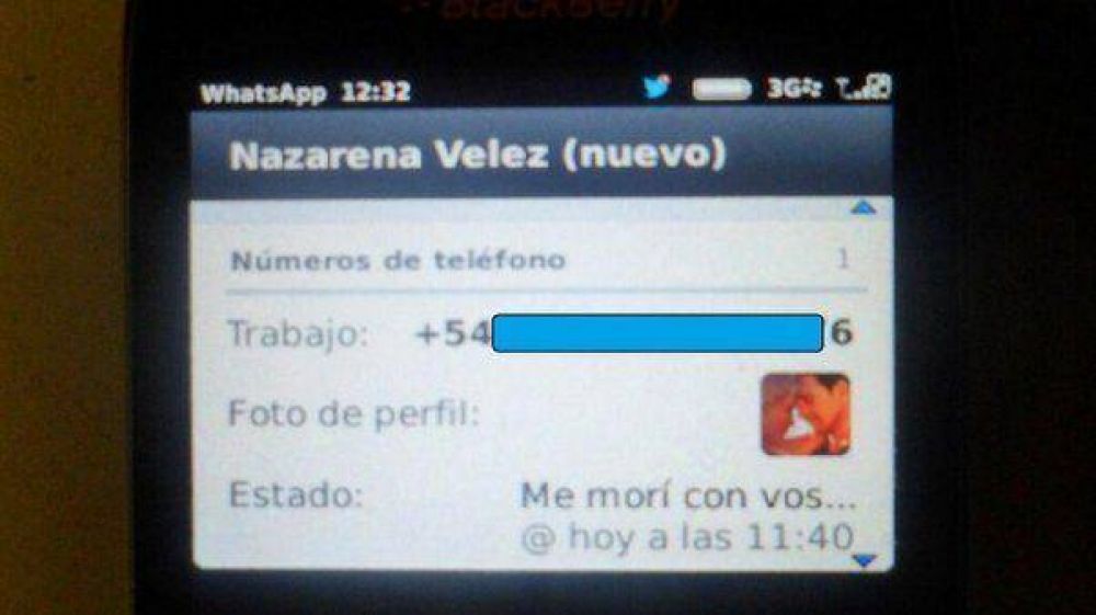 El doloroso mensaje de Nazarena Vlez en WhatsApp: "Me mor con vos"