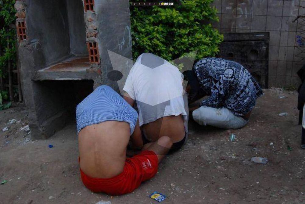 Barrio Anah: tres demorados por trasladar drogas en un automvil