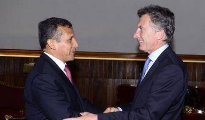 Macri se reuni� en Lima con Ollanta Humala