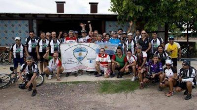 Llega cruzada solidaria de ciclistas que recorren el pa�s