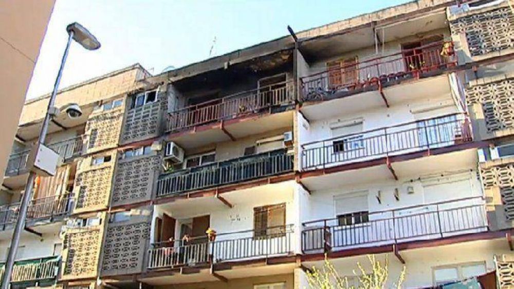 El fuego mat� a cuatro ni�os en una vivienda en Espa�a