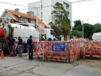 Mar del Plata: Obras Sanitarias contin�a renovando ca�er�as en la vieja Terminal