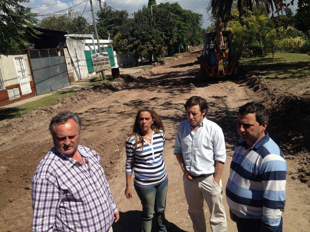Importante obra para descomprimir el tr�nsito en Bella Vista
