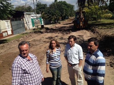 Importante obra para descomprimir el tr�nsito en Bella Vista