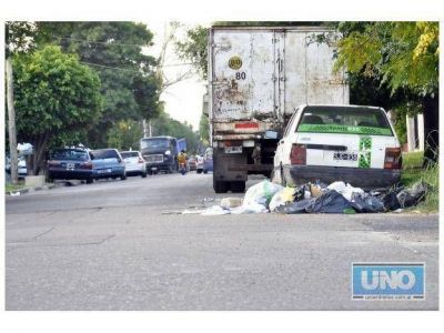 Quinto d�a: la recolecci�n de basura contin�a sin realizarse