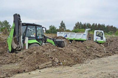 Avanzan en reservorio para evitar anegamientos en Villa Jard�n