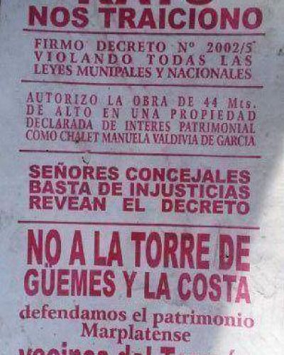 El Ejecutivo devuelve al HCD el expediente �Torre de G�emes y La Costa�