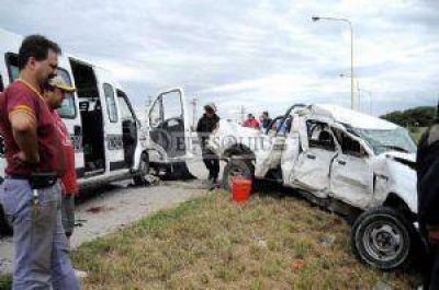 Brutal accidente en la ruta 38