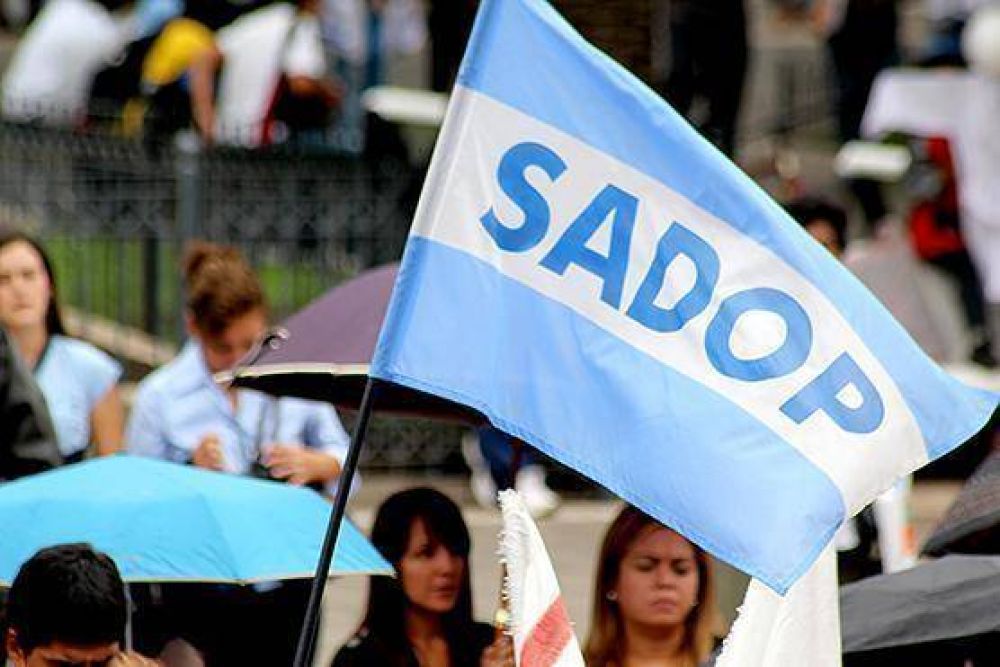 SADOP anunci� un paro docente por 72 horas desde el viernes 4 de abril