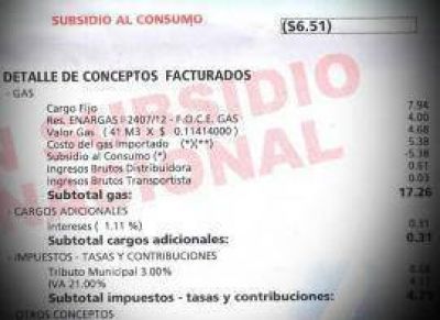 En Tucum�n se pagar� hasta 260 por ciento m�s por el gas natural