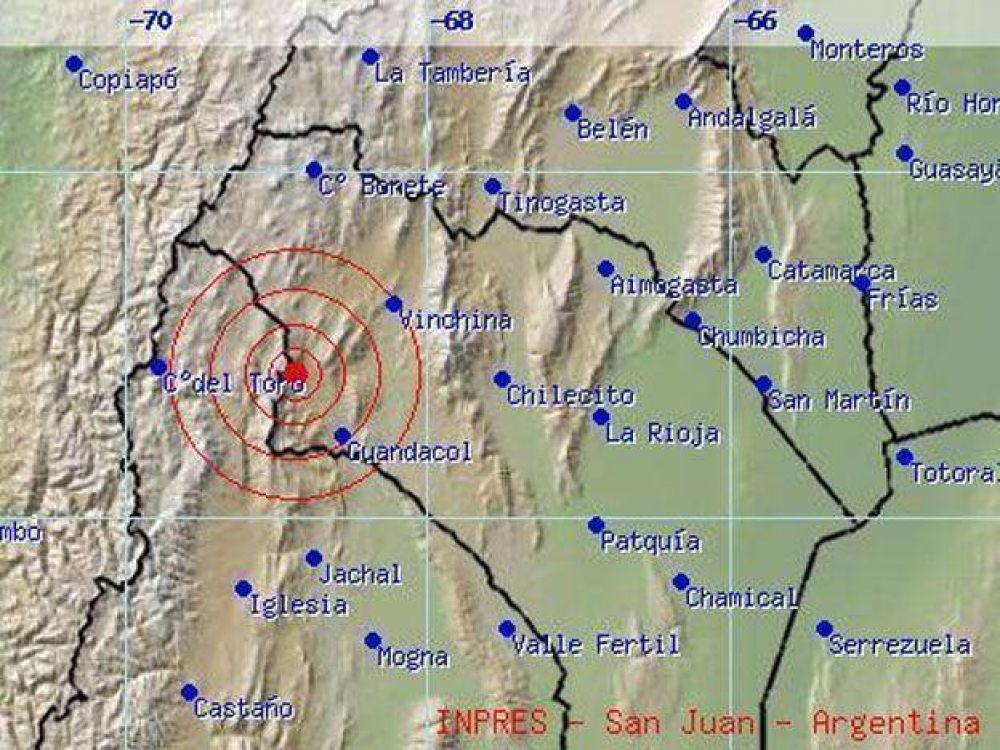 Un temblor de 5.4 grados sacudi a La Rioja y se sinti en Mendoza