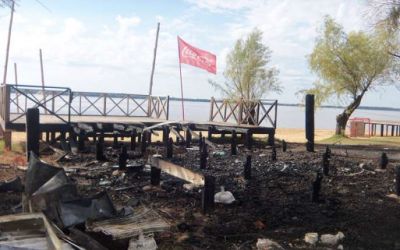 Un incendio consumi� la cantina 3 de Banco Pelay