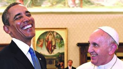 Obama al Papa: �Estar aqu� es maravilloso, soy su admirador�