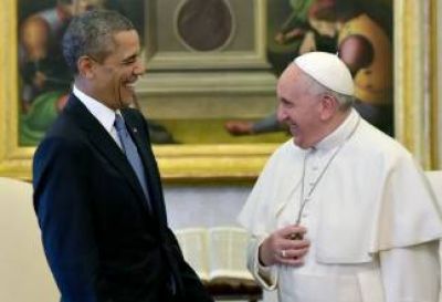 Francisco se reuni� con Obama, que le dijo: "Soy un gran admirador suyo"