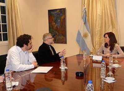 Cristina recibi� a investigador de importante avance contra el c�ncer