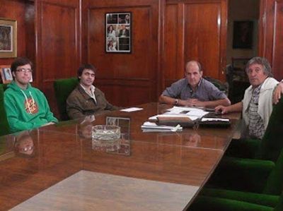 Dirigentes de la LMH fueron recibidos por funcionarios municipales