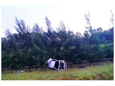 Vuelco fatal en ruta 14: muri� un joven de 21 a�os