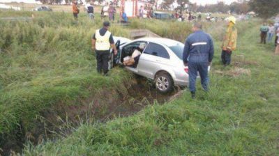 Ex campe�n de TC qued� preso tras protagonizar un fuerte choque: lo quisieron linchar