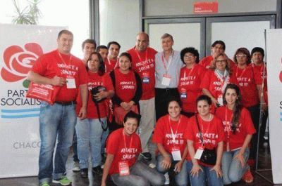 Eduardo Siri encabez� la delegaci�n de dirigentes chaque�os