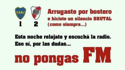 �S�per afiches! River se burla de Boca, Rom�n y Bianchi