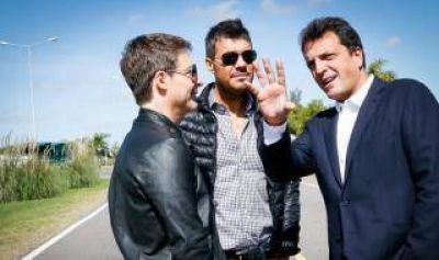 Tigre: Massa se mostr� con Tinelli y Suar